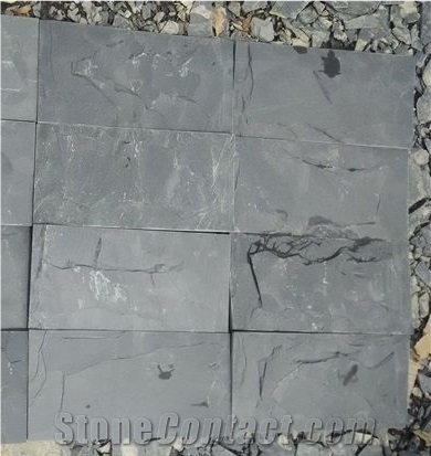 Black Slate Wall Cladding Roof Tiles