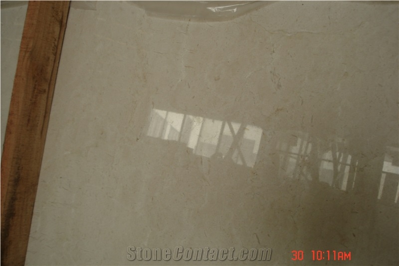 Spain Crema Marfil Beige Marble Polished Tile Slab
