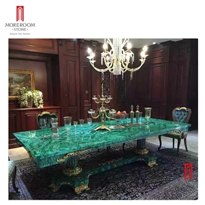 Luxury Gemstone Green Marble Malachite Middle East