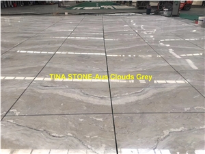 Aus Clouds Grey Marble Tiles Slabs Wall Covering