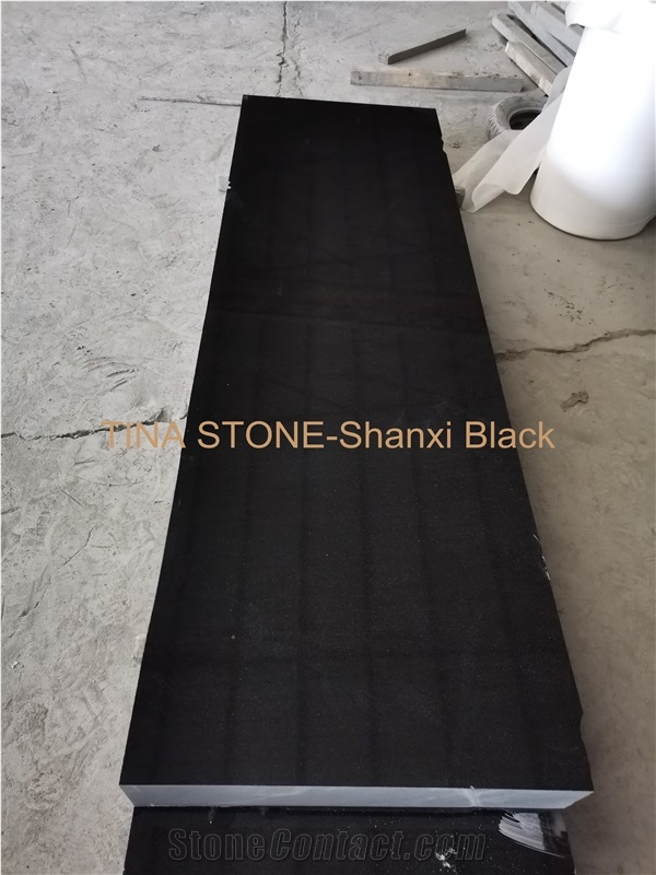 China Absolute Shanxi Black Granite Tiles Slabs