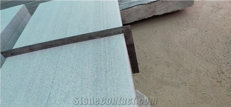 White Quartzite Dropface, Paving, Slabs and Step