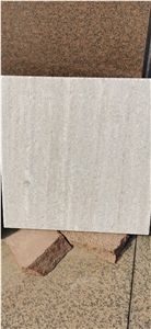 White Quartzite Dropface, Paving Tiles