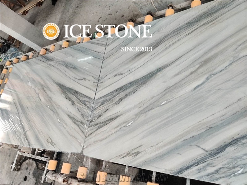 China Blue Romantic Marble Slabs