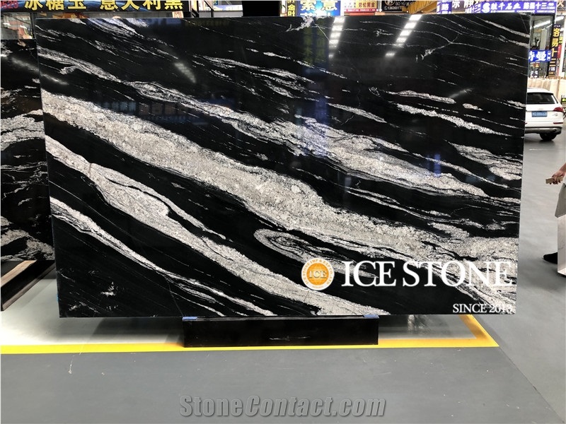 China Universal Black Grey Granite Slabs Tiles