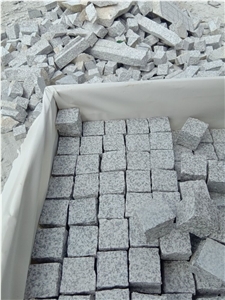 Light Gray Granite G655 Cube Stone Pavers