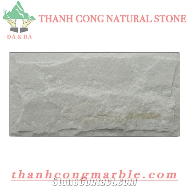 Ivory White Marble Cube Stone