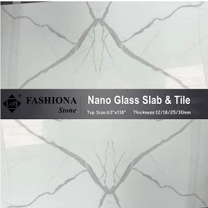 Bookmatch Nano Glass Marble, Interior & Exterior.