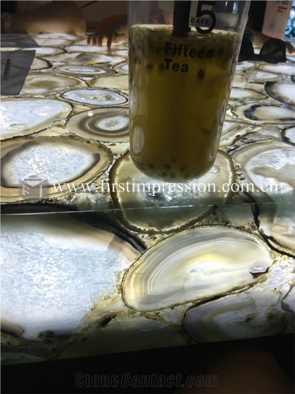 Best Price Yellow Agate Semiprecious Stone Slabs