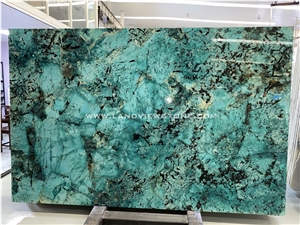 Dyeing Green Granite Floor and Wall Stone Slabs