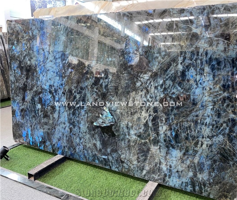 Emerald Blue Granite Lemurian Blue Granite