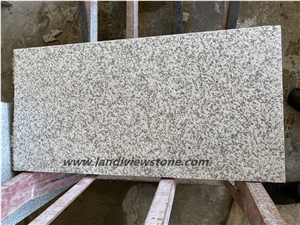 G655 Sesame White Grey Granite Floor Tiles Slabs