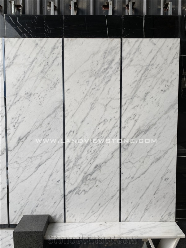 New Carrara White Marble Bianco Statuario Slabs