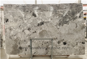 New China Copico Grey White Marble Tiles Slabs