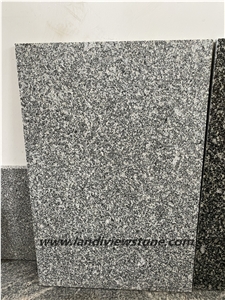 New G654 Dark Grey Granite Flamed Tiles Slabs
