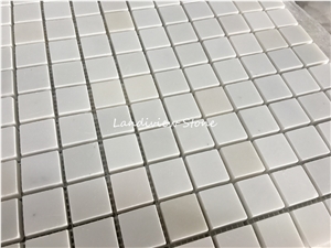 Oriental White Mosaic Dynasty White Marble Square
