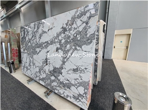 Pontevecchio Invisible Grey Marble Slab Tiles