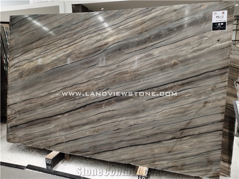 Sequoia Brown Quartzite Bookmatch Wall Stone Tile