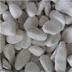 Natural White Marble Pebble Stone
