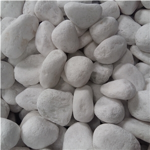 White Marble Pebble Stone for Landscaping