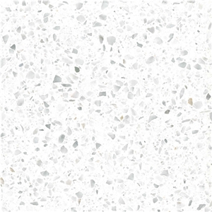 Terrazzo White Carrara Marble Cement Agglomerate