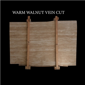 Noce Warm Walnut Vein Cut Travertine Slabs