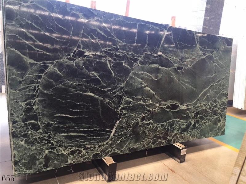 Black Levanto Marble Italy Green Wall Stone Tile