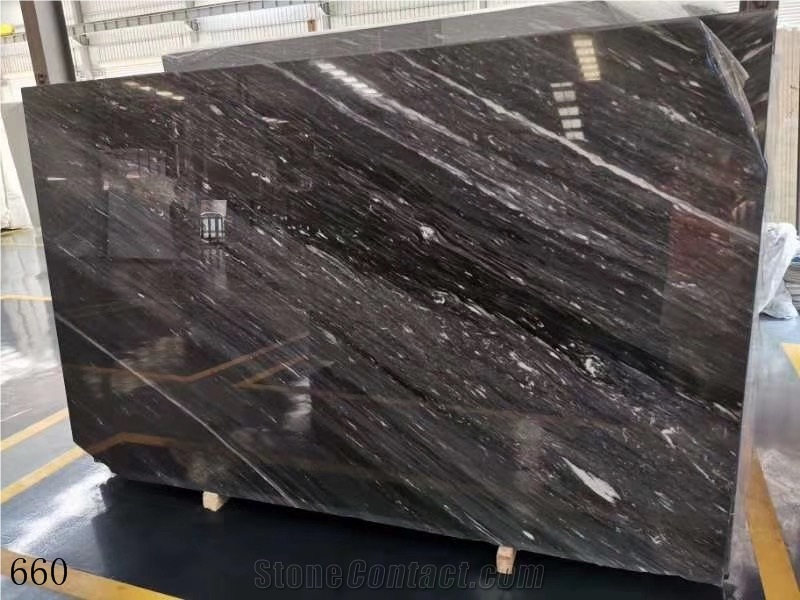 China Cartier Marble Grey Wall Stone Tile Slab