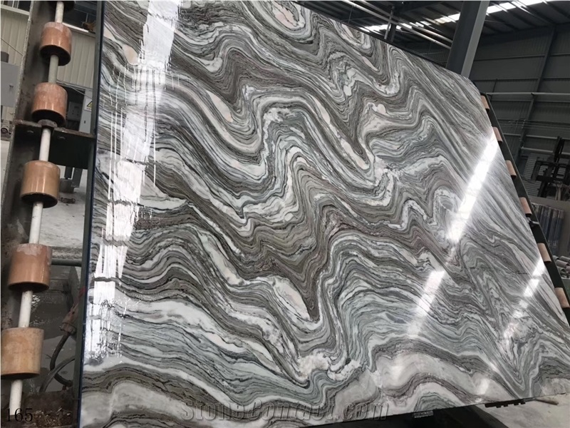 China Water Cloudy Grey Marble Dark Floor Stone