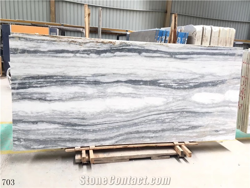 Fusion Grey Marble Wall Stone Tile Slab