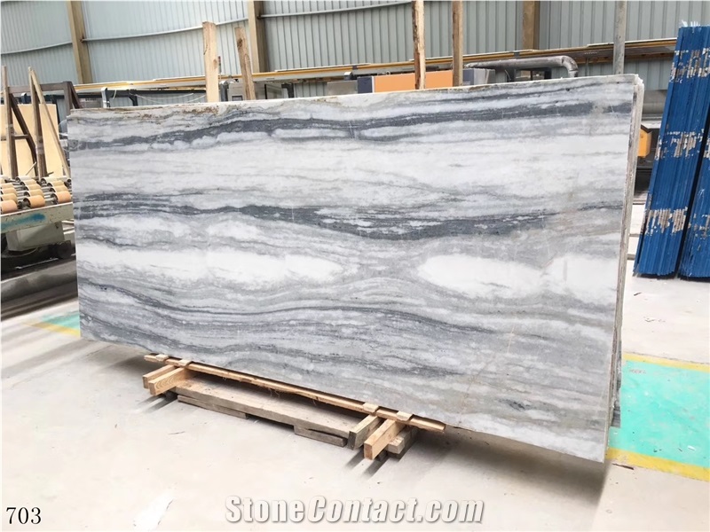Fusion Grey Marble Wall Stone Tile Slab