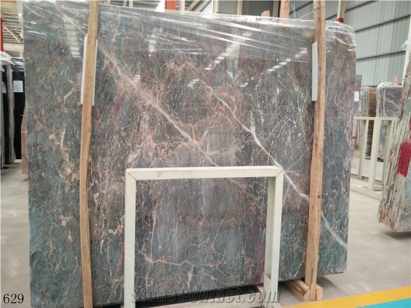 Iron Red Marble in China Stone Market
