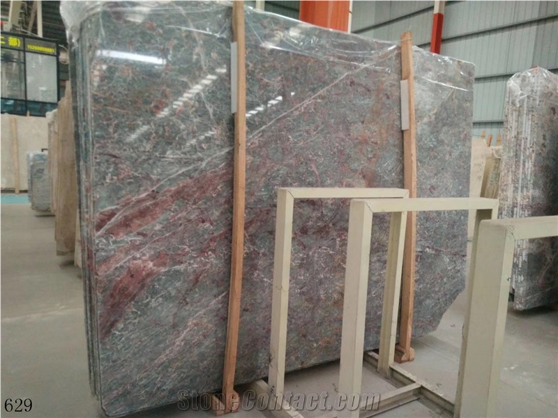 Iron Red Marble in China Stone Market