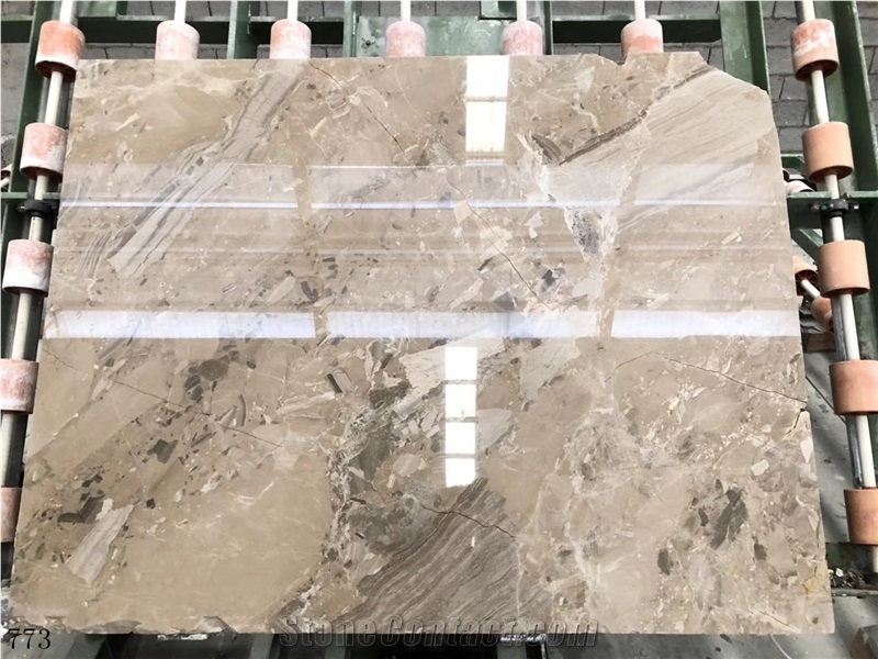 Kunt Silver Grey Burdur Floor Stone Tile Slab