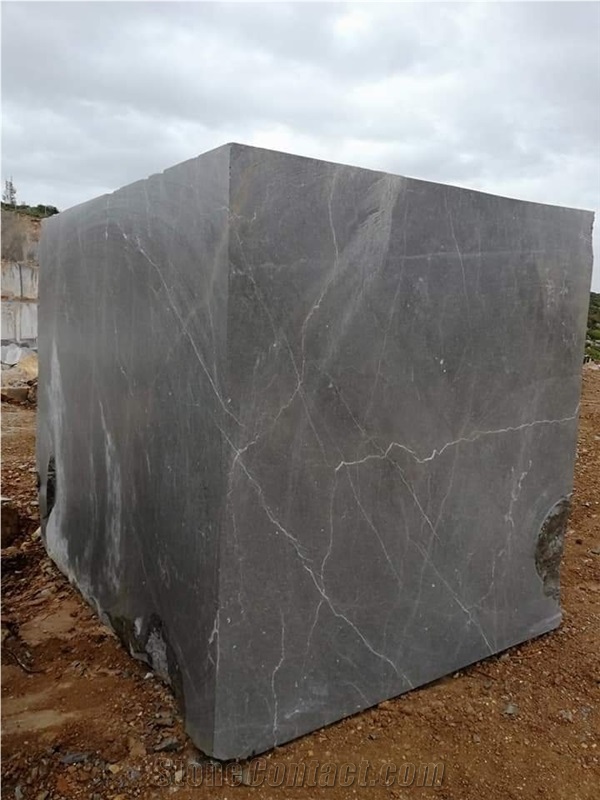 Dark Olive Gray Marble Blocks