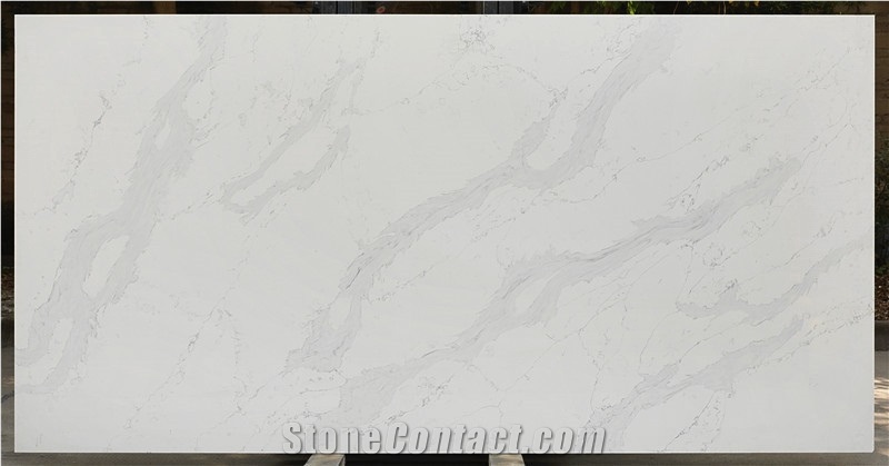 Atificial Stone Calacatta White Quartz Countertop