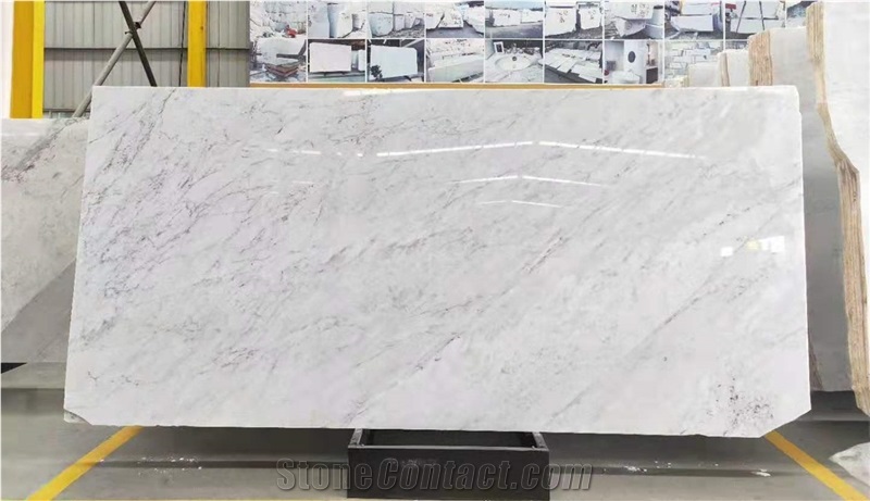 Italian White Carrara Natural Marble Slabs,Tiles
