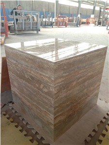 Silver Grey Travetine Tiles Slabs Natural Marble