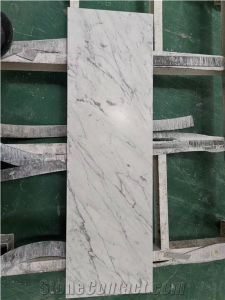 Statuario White Marble Tile & Slab Natural Stone