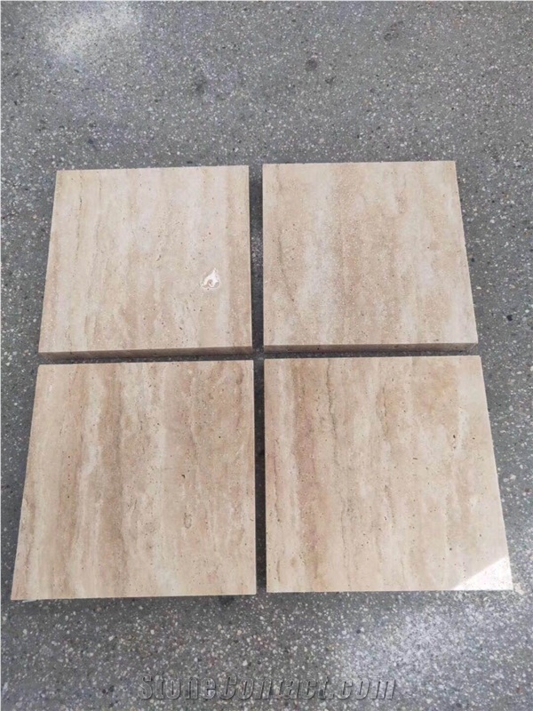 Classic White Beige Travertine Size Tile Slabs