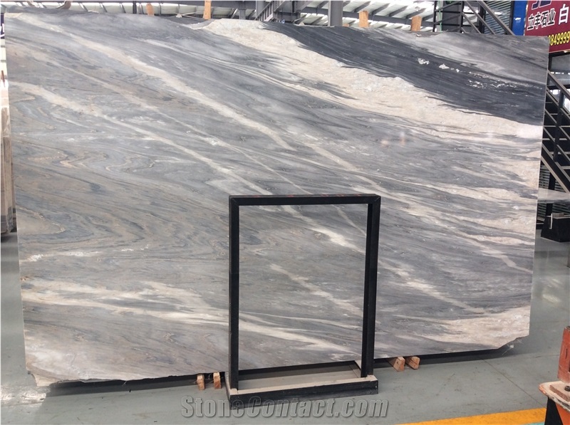 Marble Palissandro Blue Slab Application Online