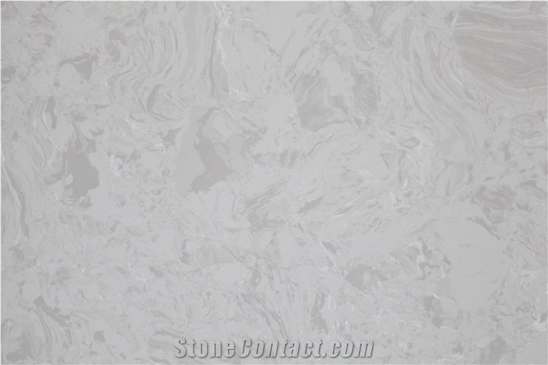 Xixi Grey Artificial Stone Slab for Floor Tiles