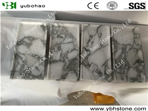 Carrara White/Honed Marble Trays for Home Decor
