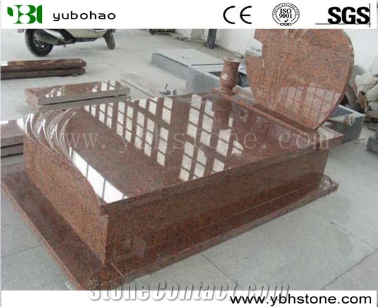G648 Chinese Popular Granite Tombstone