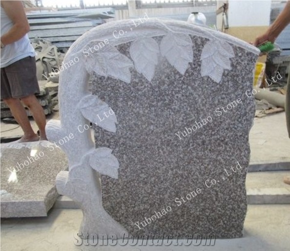 G664 Hot Sell Popular Simple Granite Tombstone