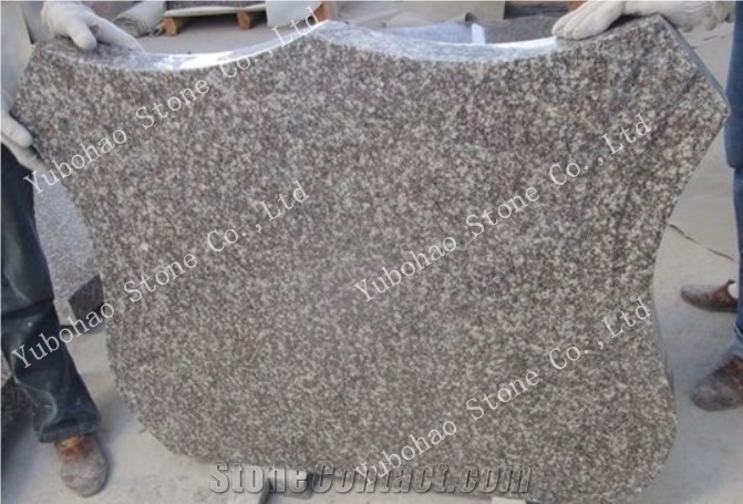 Old G664/Hungary Single Upright Granite Tombstone
