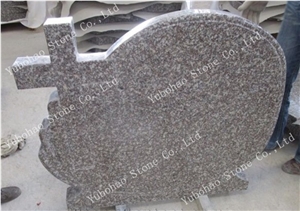 Old G664/Romania Popular Upright Granite Headstone