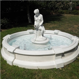 Statuario Marble Sculptured Fountain