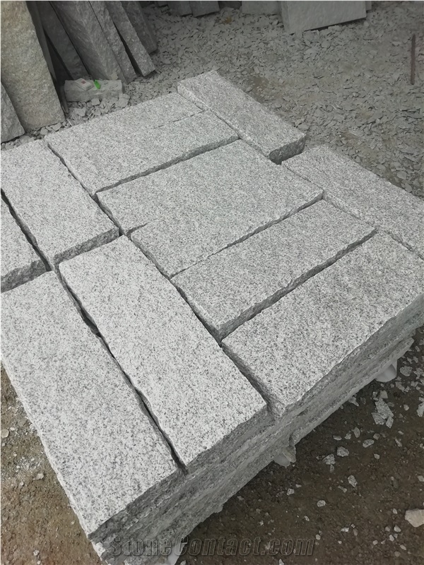 Barry White Granite Park Kerbstone Flamed Surface