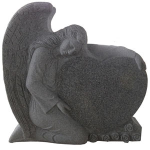Beautiful Patin Upright Angel Headstone